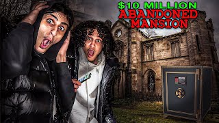 WE FOUND A SAFE IN A $10 MILLION DOLLARS ABANDONED MANSION!!! 😱😱😱