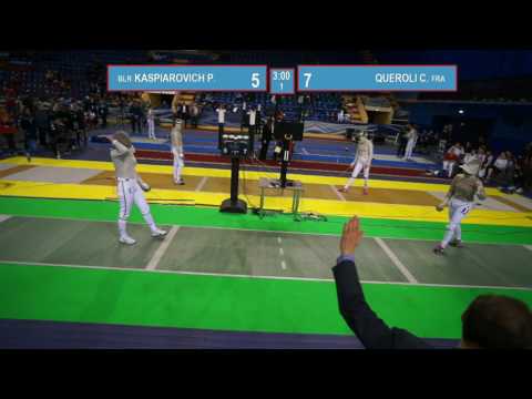 T16. KASPIAROVICH Palina (BLR) - QUEROLI Caroline (FRA). Sabre women.