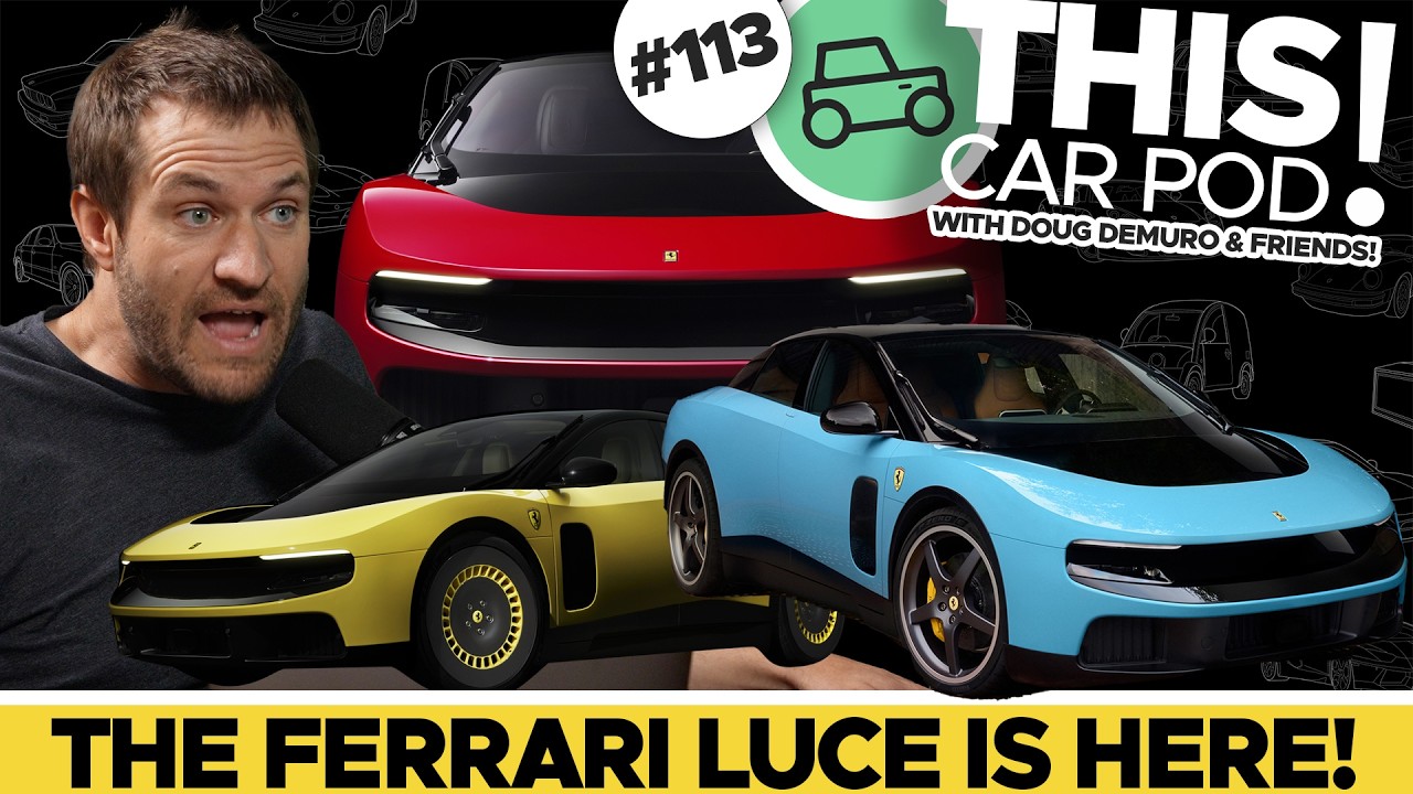The Ferrari Luce Revealed! THIS CAR POD! EP113