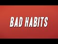 Usher - Bad Habits (Lyrics)