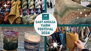 A walk round with me meeting the vendors and seeing all the amazing wool! // EAYF 2024 Vlog