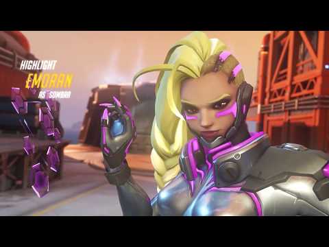 Overwatch Highlight #18 Sombra [Rein stop chasing me :/] 1080p
