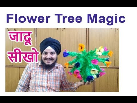 जादू सीखो Flower Tree Magic Gurdeep Singh Babbar (M): 7838519005