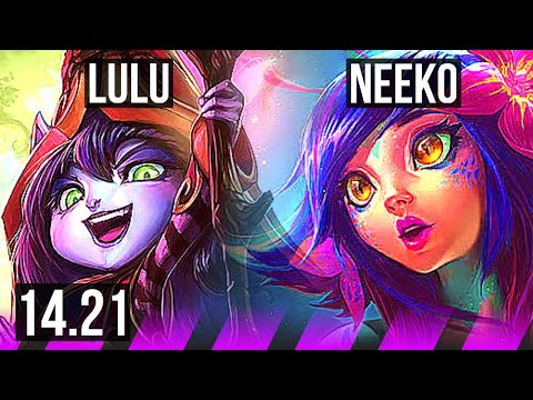 LULU & Draven vs NEEKO & Ziggs (SUP) | EUW Diamond | 14.21