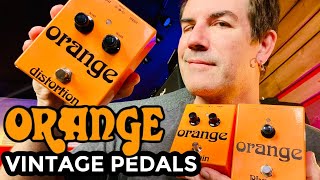 Video thumbnail for ORANGE "VINTAGE PEDALS"! SIMPLE, KILLER ANALOG STOMP BOXES by Pete Thorn