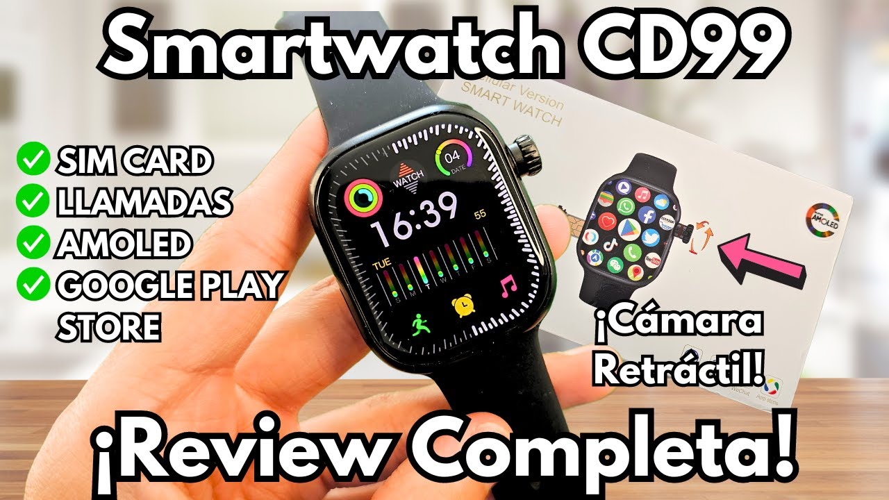 CD99 Smartwatch 4G 💥 Cámara Giratoria y SIM Card ¡SERIES 9! ¡Análisis COMPLETO!
