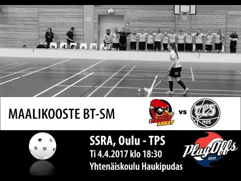 Maalikooste BTSM puolivälierä SSRA - TPS 4.4.2017