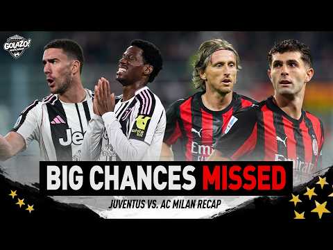 How did this match end 0-0? | Juventus vs. AC Milan post-match Reaction | Golazo Matchday