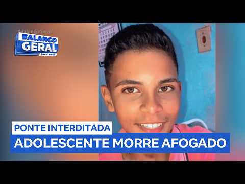 Adolescente morre afogado ao pular de ponte interditada entre Igarapava (SP) a Delta (MG)