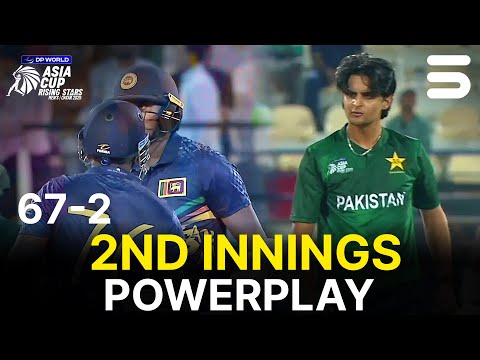 2nd Innings Powerplay | Shaheens vs Sri Lanka-A | SEMI FINAL 02 | Asia Cup Raising Stars 2025 | ZH1K