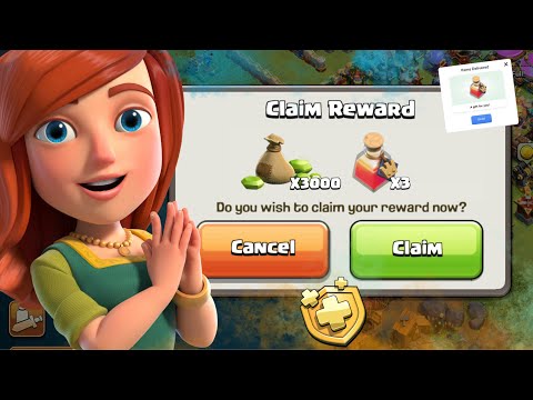 FREE 3000 GEMS and  REWARDS in Clash of Clans