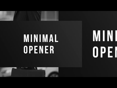 Apple Motion Template: Minimal Opener - Dynamic Promo // Final Cut Pro X