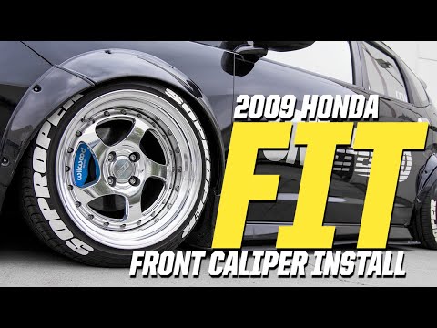 Honda Fit 2007-2013 Front Caliper Install Wilwood Forged DPHA