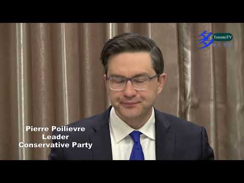 20230106, Pierre Poilievre, Leader, Conservative Party, meet Chinese media, Toronto, Canada