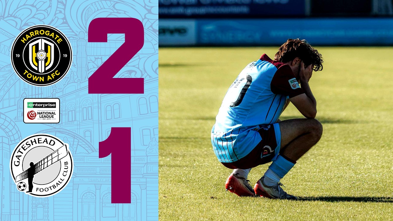 Goalkeeper SCORES for Gateshead 🤯 | Harrogate Town 2-1 Gateshead | HIGHLIGHTS