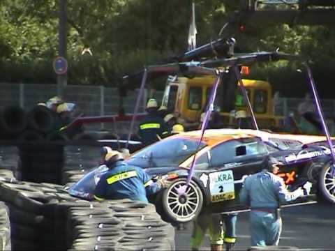 Norisring 2008 - ADAC GT Masters Race 2 ended by crash