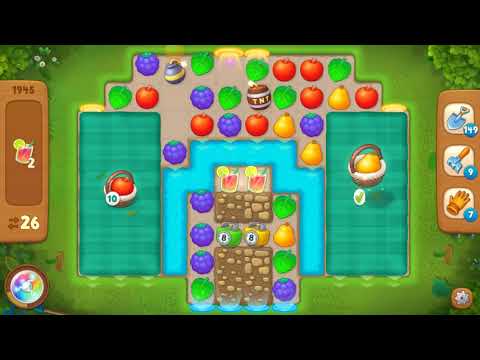 Gardenscapes Area 9 Day 1 Level 1945 - No Boosters Or Hacks