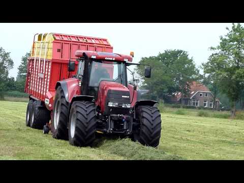 Case CVX 195 met Pottinger ladewagen van Meyners