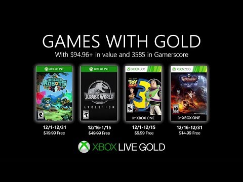 Xbox Games with Gold (December 2019)