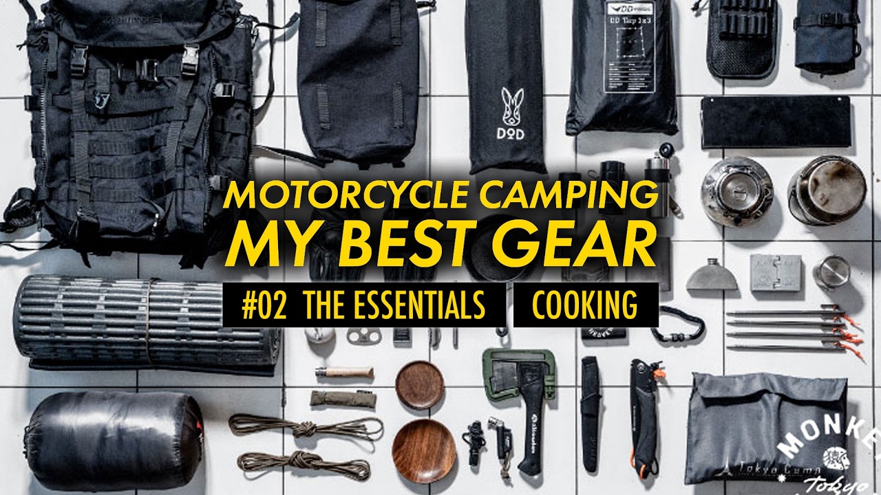 バイクソロキャンプの道具 #02｜無骨でミニマムな調理ギア
