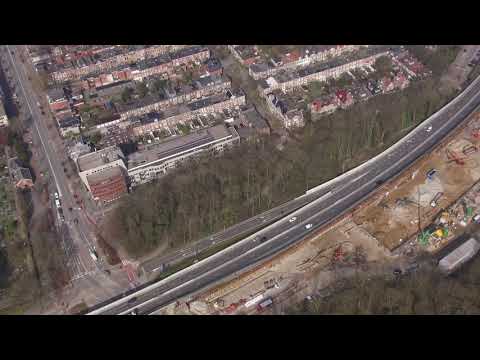 Youtube video: Aanpak Ring zuid vanuit de lucht | video | 24 maart 2021