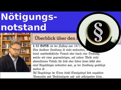Überblick Nötigungsnotstand