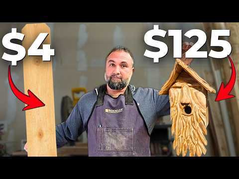 Einfaches Vogelhaus aus Holz, das sich gut verkauft! (Vollständige Anleitung)