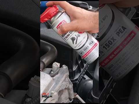 Decarbonizing with CRC intake valve cleaner #shorts