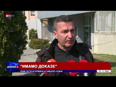 Davor Dragičević postavio šator ispred Tužilaštva BiH (BN TV 2022) HD