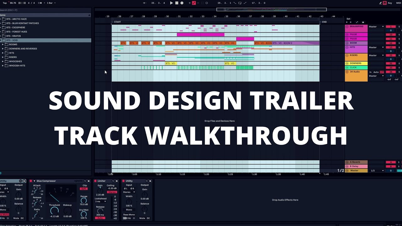 Sound Design Trailer Track Walkthrough