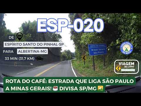 ESP-020 | DE ESPÍRITO SANTO DO PINHAL-SP PARA ALBERTINA-MG | ESTRADA SEBASTIÃO LUÍZ.