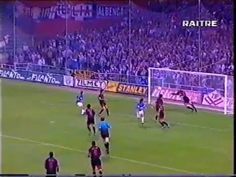 1996-97 (2a - 15-09-1996) Sampdoria-Milan 2-1 [Weah,Aut.S.Rossi,R.Mancini] Servizio D.S.Rai3