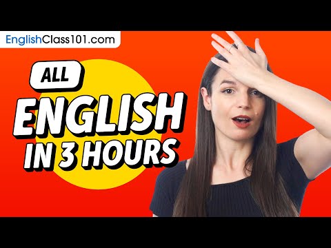 Learn English in 3 Hours - ALL the English Basics You Need