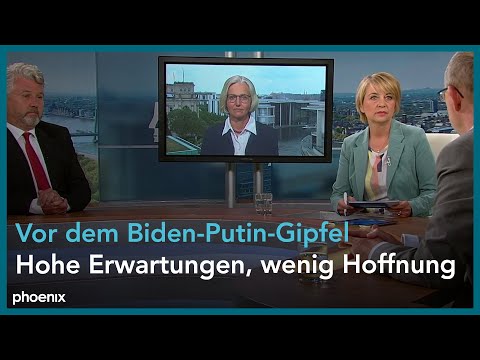 internationaler frühschoppen: Vor dem Biden-Putin-Gipfel - Hohe Erwartungen, wenig Hoffnung