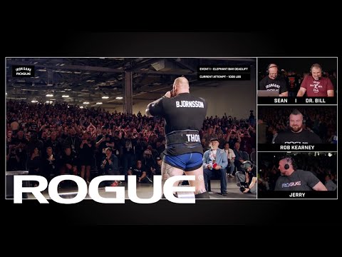 Hafthor Björnsson | Rogue Elephant Bar Deadlift | Attempt 2 | 2024 Arnold Strongman Classic