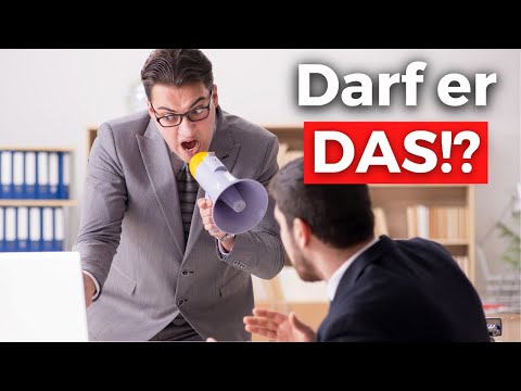 Darf mein Chef mich anschreien? + Tipps