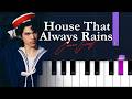 Conan Gray House That Always Rains Piano Tutorial