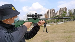 Download lagu AWM Sniper Toy Gun Review 2022 Shell Ejecting Soft... mp3