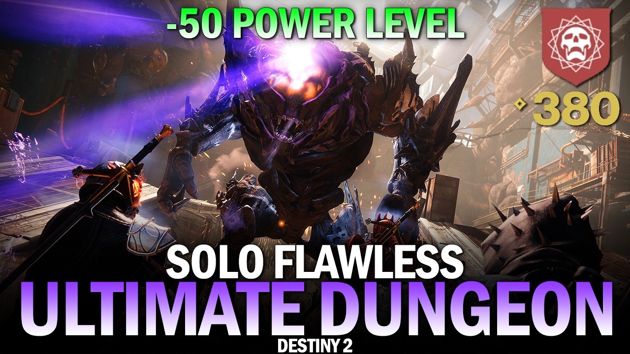 Solo Flawless Ultimate Dungeon (-50 Power) [Destiny 2]