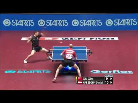 2014 WTTTC MT-Gr CHN-AUT (2) Xu Xin - Daniel Habesohn (full match|short form in HD)