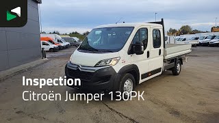 平板卡车 < 3.5 吨 Citroen Jumper 130PK Open Laadbak Dubbel Cabine Euro6 Tipper Benne Kiepe | 图像 4 - Autoline