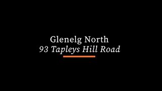 Video overview for 93 Tapleys Hill Road, Glenelg North SA 5045