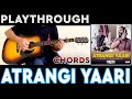 Atrangi Yaari | Wazir | Guitar Chords | Tutorial | Pickachord | Playthrough