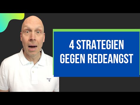 Vortrag halten - Nervosität loswerden mit den 4 Strategien