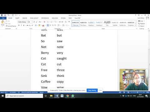 Minimal Pairs 1