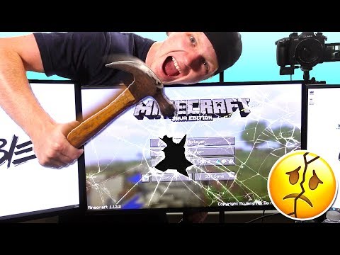 Crazy Youtuber's Insane Minecraft Tantrum!