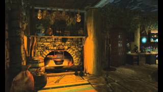 TESV. Skyrim. Красивый дом "Халамширал. Башня волшебника"