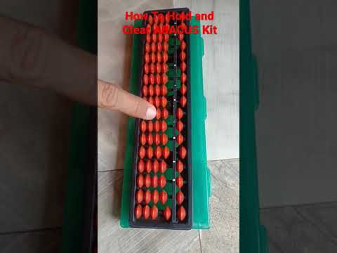 How to Hold and Clear The Abacus Kit