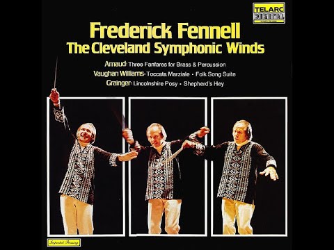 Vinyl: Vaughan-Williams - English Folk Song Suite (Fennell/The Cleveland Symphonic Winds)