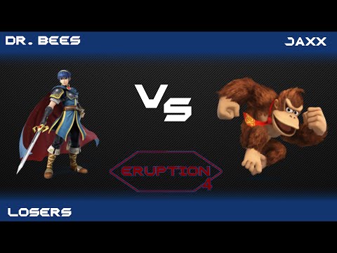 Eruption 4 Smash 4 - Dr. Bees?(Marth) vs Jaxx(DK) - Losers